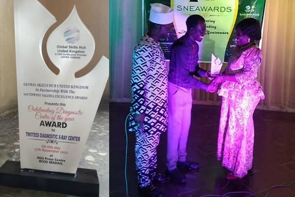 Twotees Outstanding Diagnostic Center Trophy